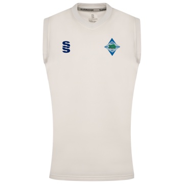 BLAST SLEEVELESS WOMENS SWEATER-Ivory